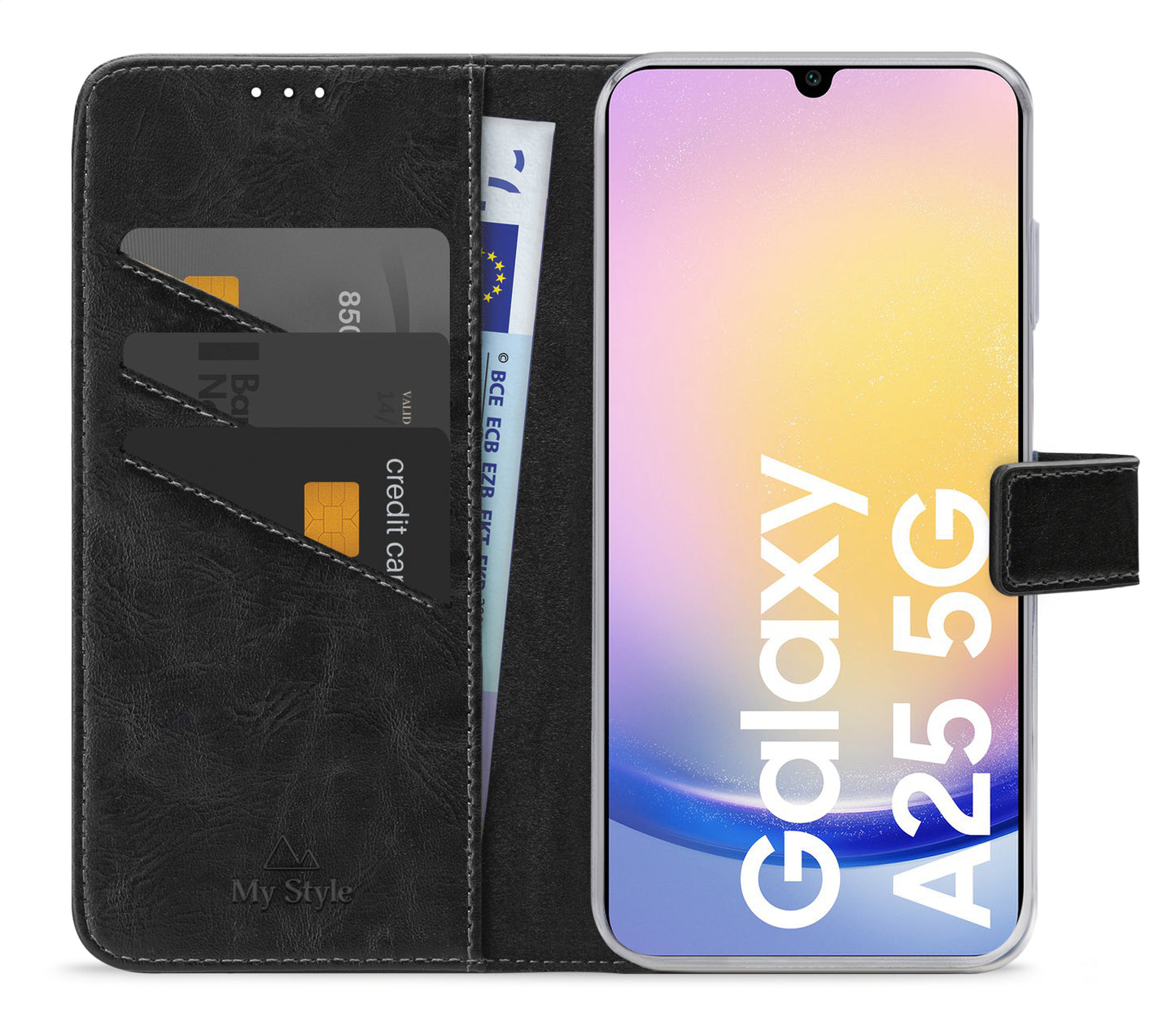 My Style Flex Wallet For Samsung Galaxy A25 5G Black