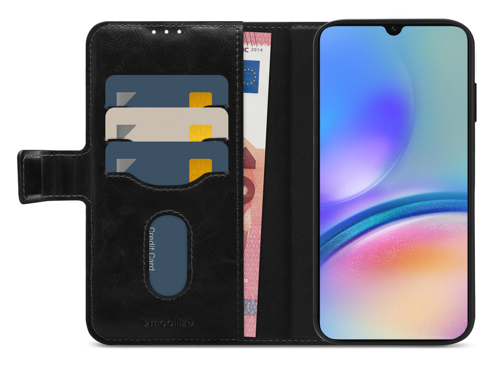 Mobilize 2In1 Magnet Gelly Wallet Case Samsung Galaxy A05S Black
