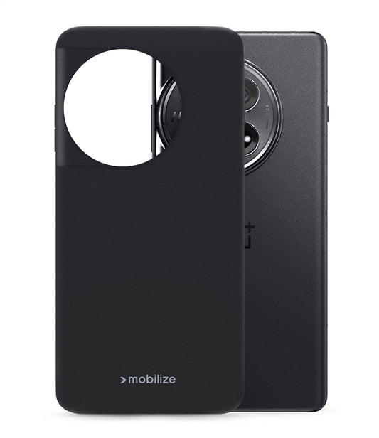 Mobilize Rubber Gelly Case Oneplus 12 Matt Black