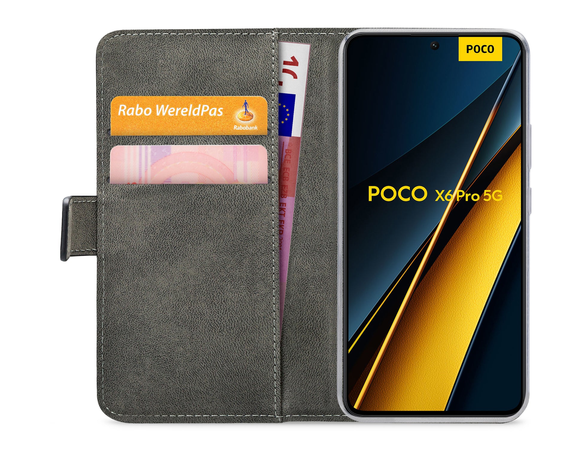 Mobilize Classic Gelly Wallet Book Case Xiaomi Poco X6 Pro 5G Black