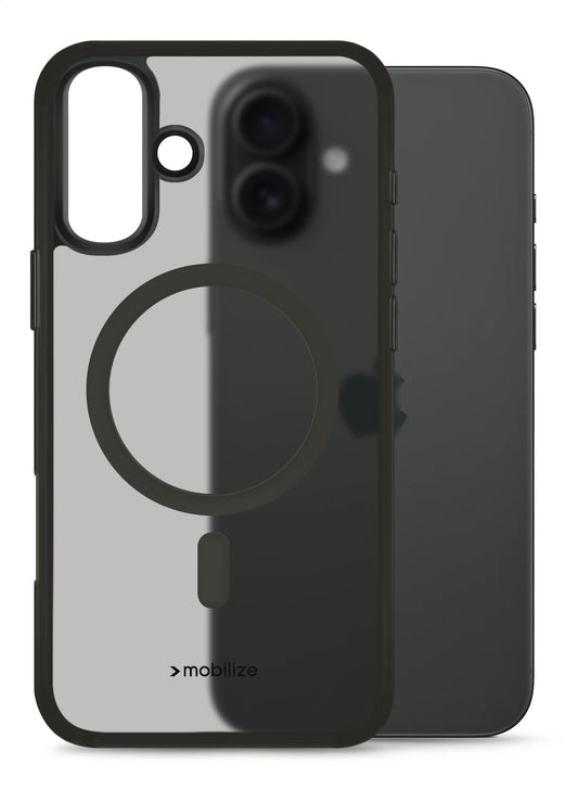 Mobilize Magsafe Compatible Hybrid Pro Case Apple Iphone 16 Plus Black