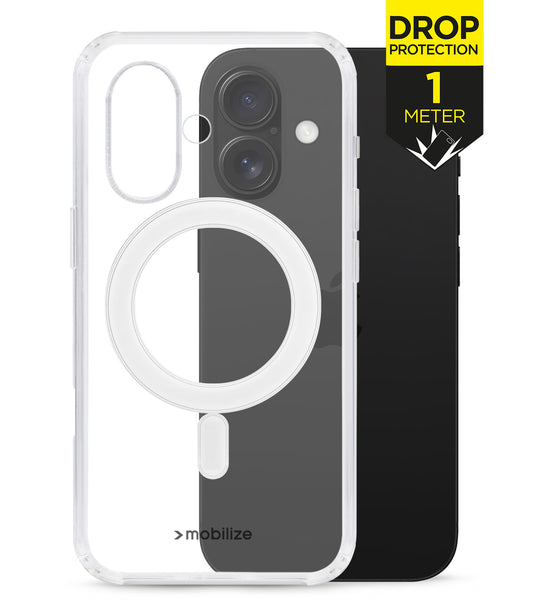 Mobilize Magsafe Compatible Naked Protection Case For Apple Iphone 16 Clear