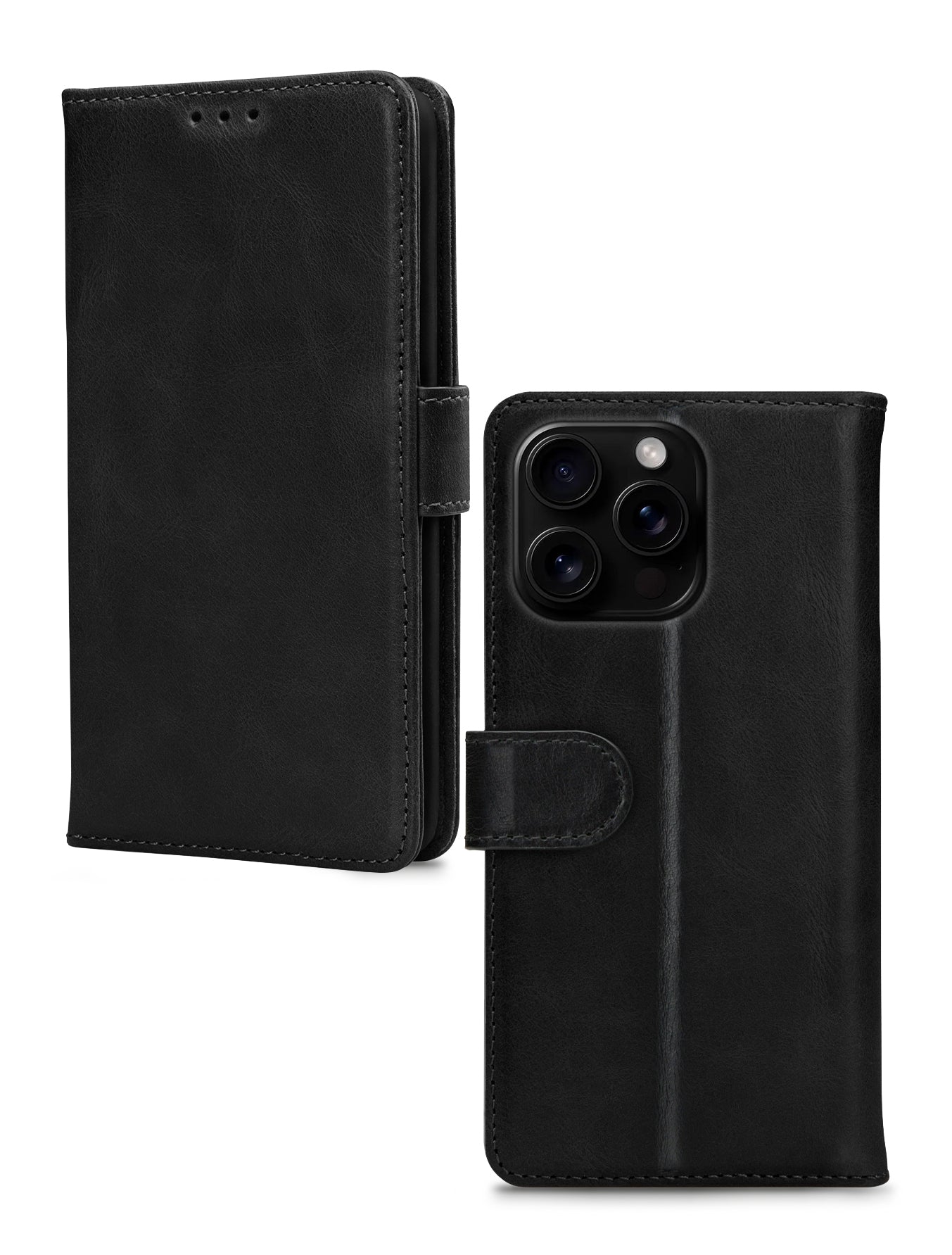 Mobilize Premium Gelly Wallet Book Case Apple Iphone 16 Pro Black