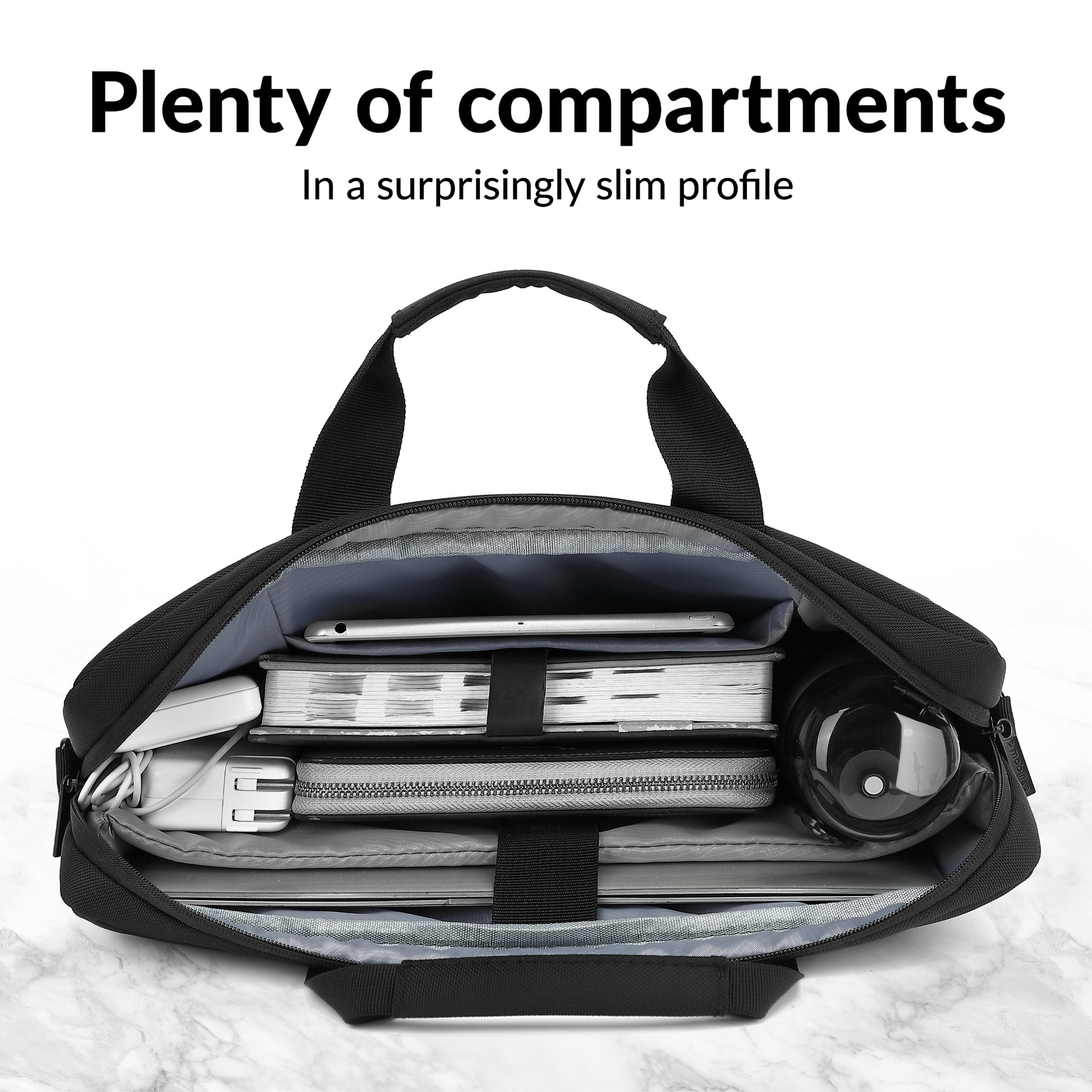 Mobilize Waterresistant Laptop Bag Up To 17.3Inch Black