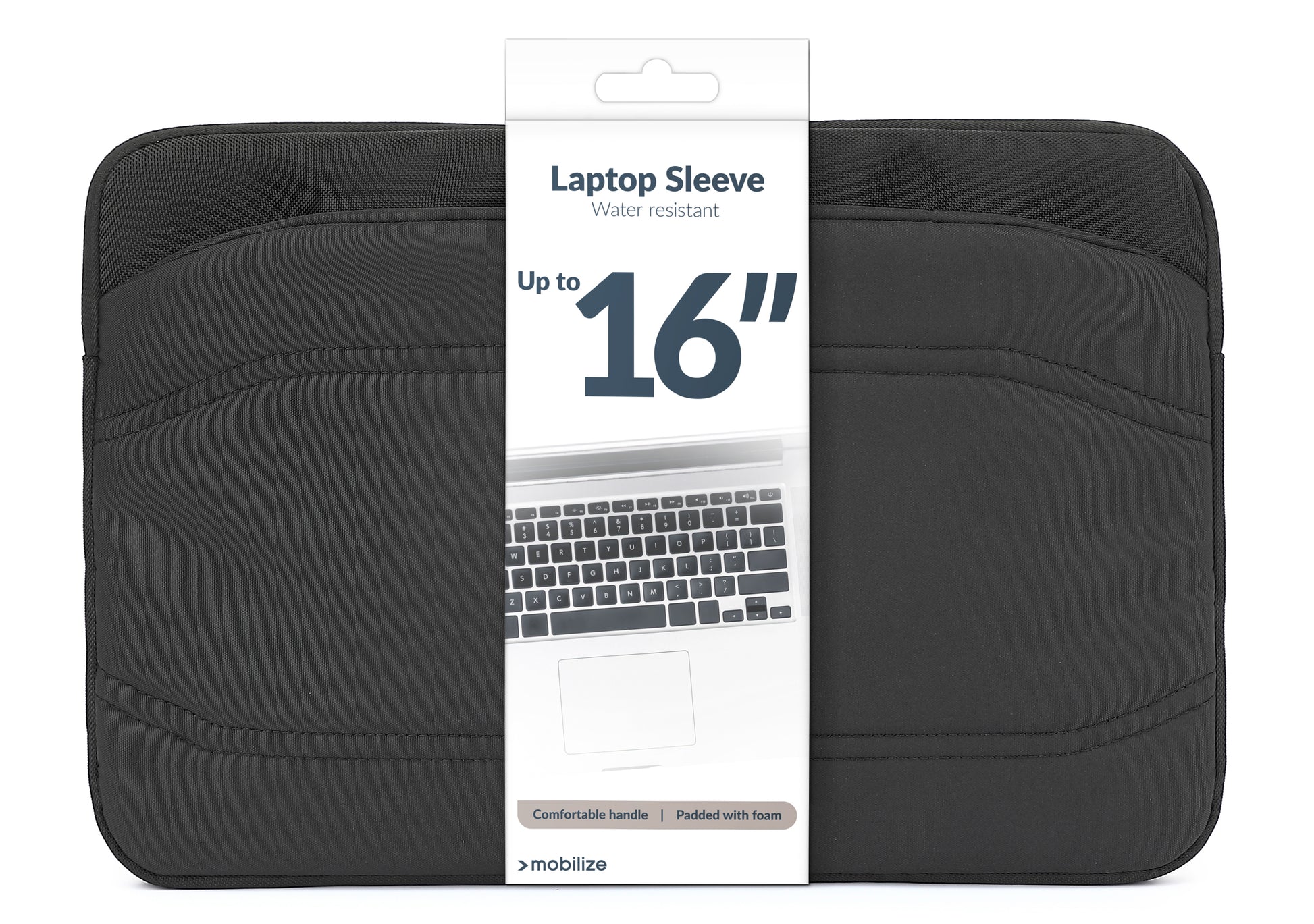 Mobilize Waterresistant Laptop Sleeve Up To 16Inch Black