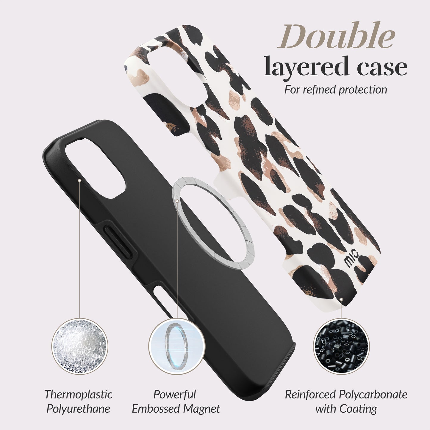 Mio By Mobilize Mio Leopard Magsafe Compatible For Iphone 16 Pro Max