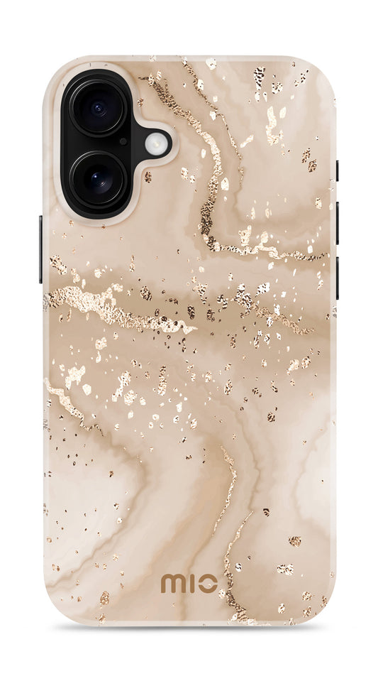 Mio By Mobilize Mio Gold Marble Magsafe Compatible For Iphone 16 Plus