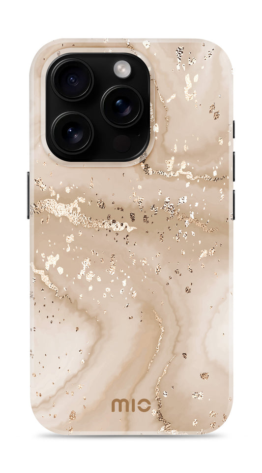 Mio By Mobilize Mio Gold Marble Magsafe Compatible For Iphone 16 Pro