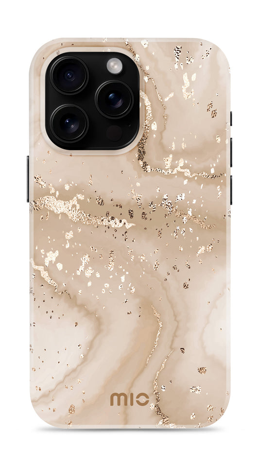 Mio By Mobilize Mio Gold Marble Magsafe Compatible For Iphone 16 Pro Max
