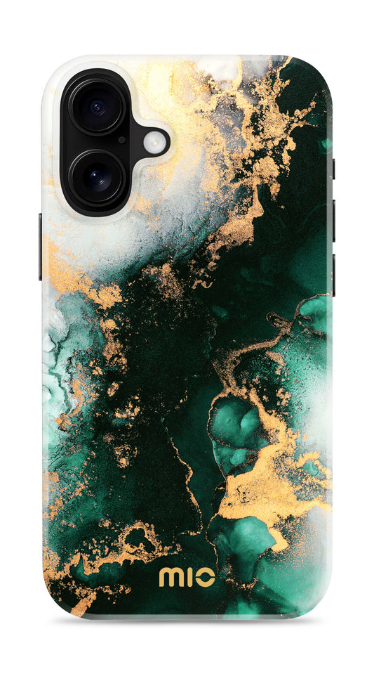 Mio By Mobilize Mio Green Marble Magsafe Compatible For Iphone 16 Plus