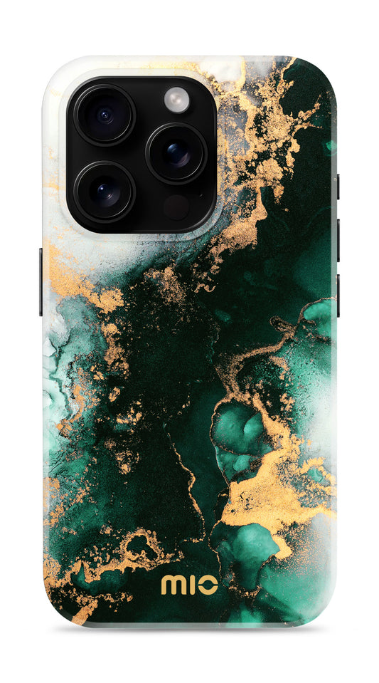 Mio By Mobilize Mio Green Marble Magsafe Compatible For Iphone 16 Pro
