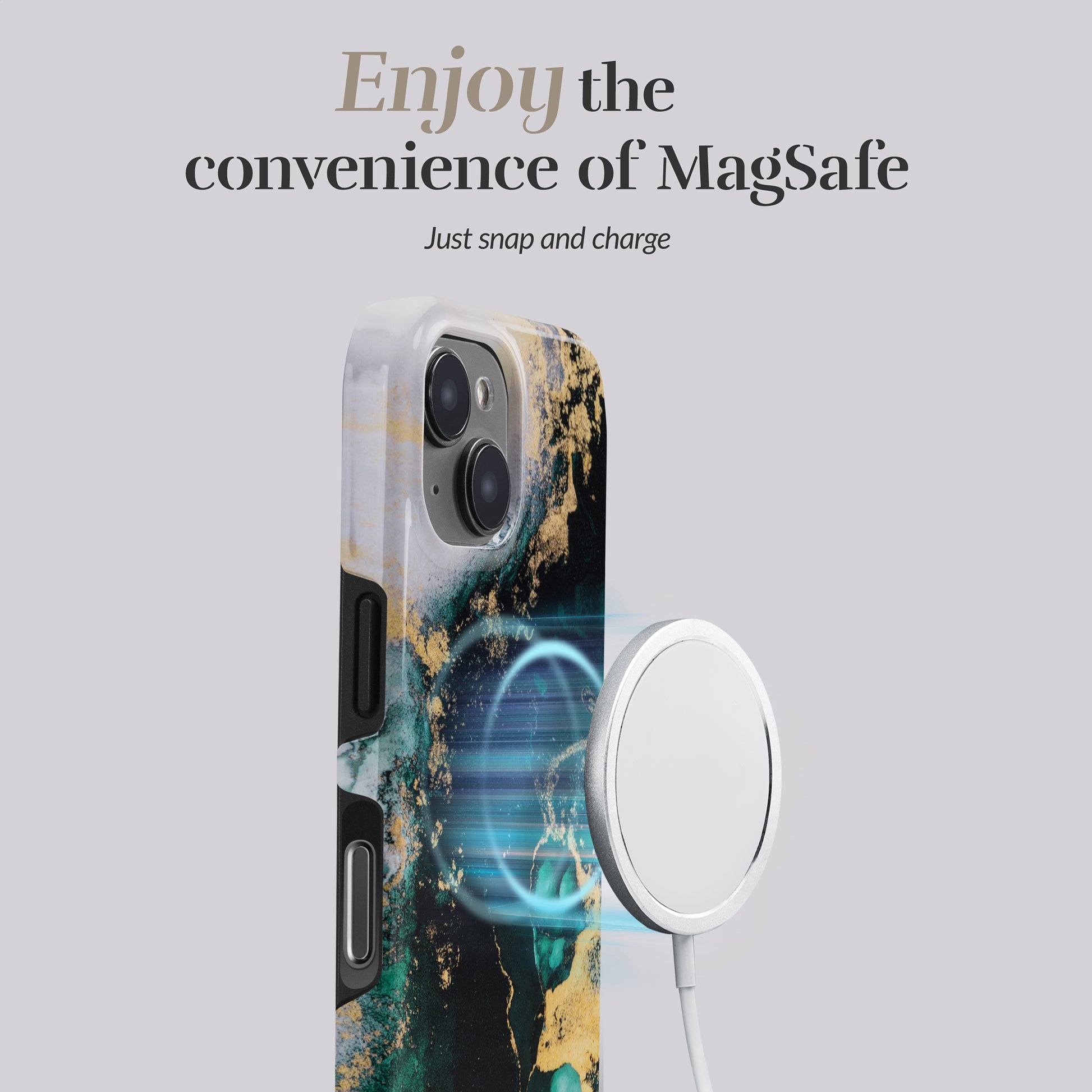 Mio By Mobilize Mio Green Marble Magsafe Compatible For Iphone 16 Pro Max