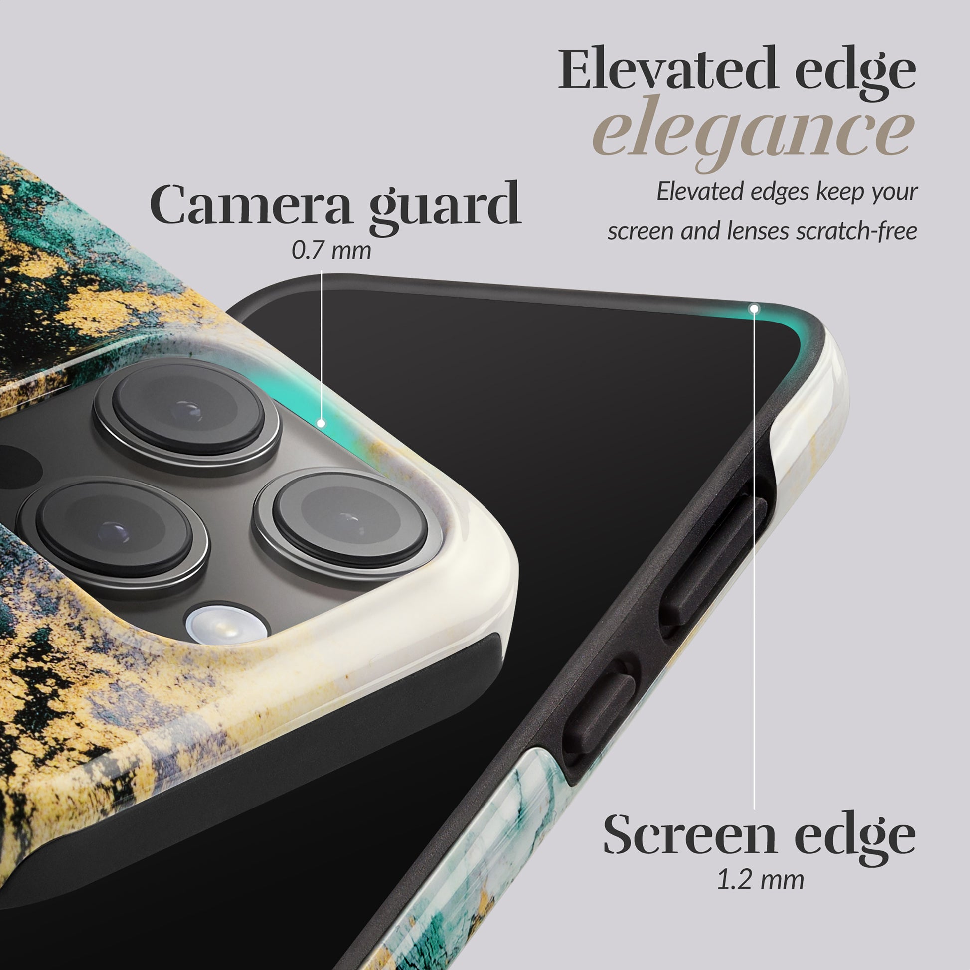 Mio By Mobilize Mio Green Marble Magsafe Compatible For Iphone 16 Pro Max