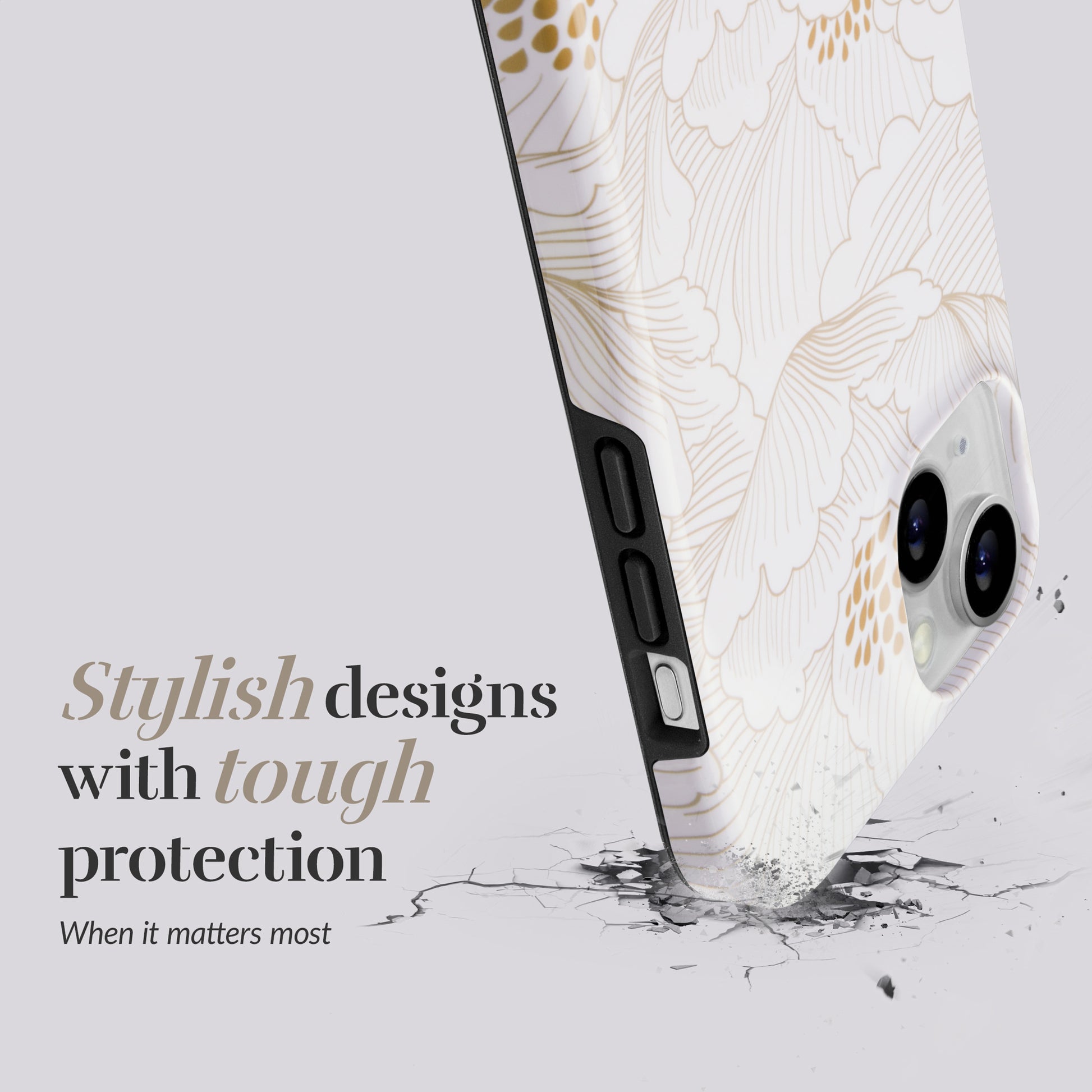 Mio By Mobilize Mio White Roses Magsafe Compatible For Iphone 16 Plus