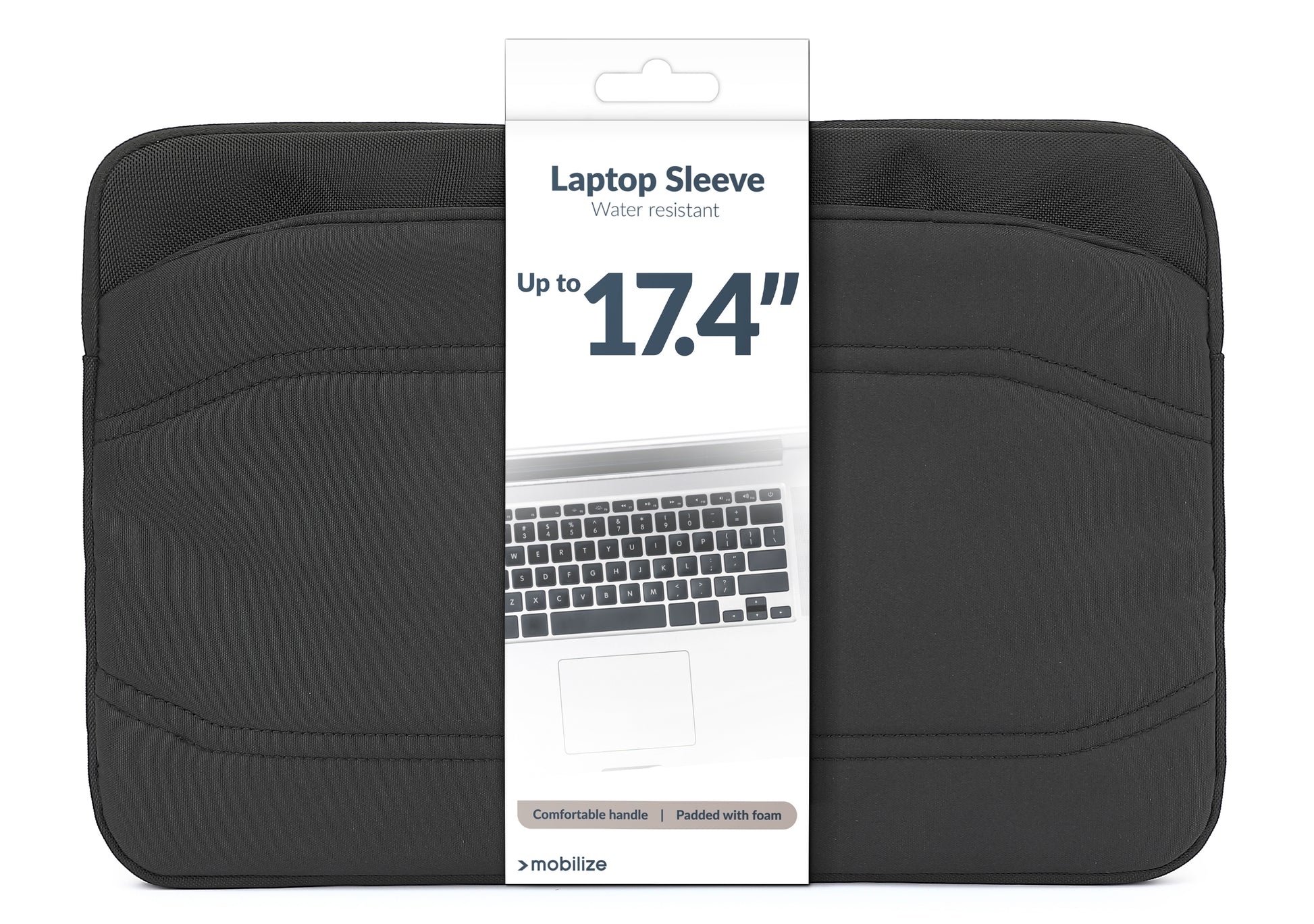 Mobilize Waterresistant Laptop Sleeve Up To 17.4Inch Black