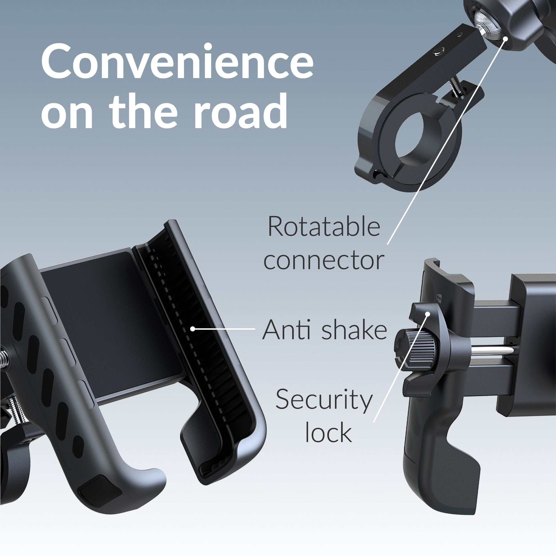 Mobilize Quick Lock Bike Holder Black