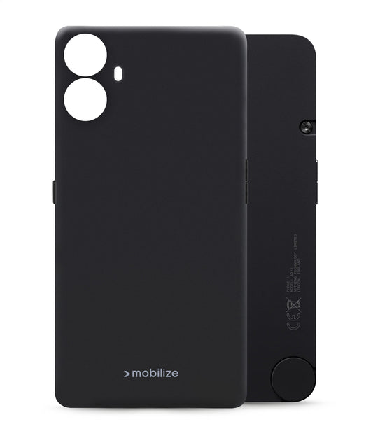 Mobilize Rubber Gelly Case Nothing Cmf Phone 1 Matt Black