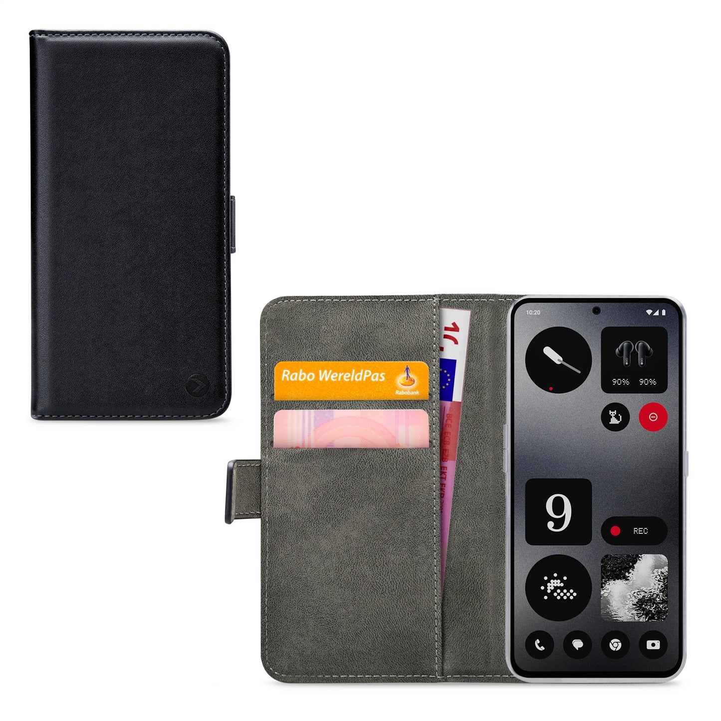 Mobilize Classic Gelly Wallet Book Case Nothing Cmf Phone 1 Black