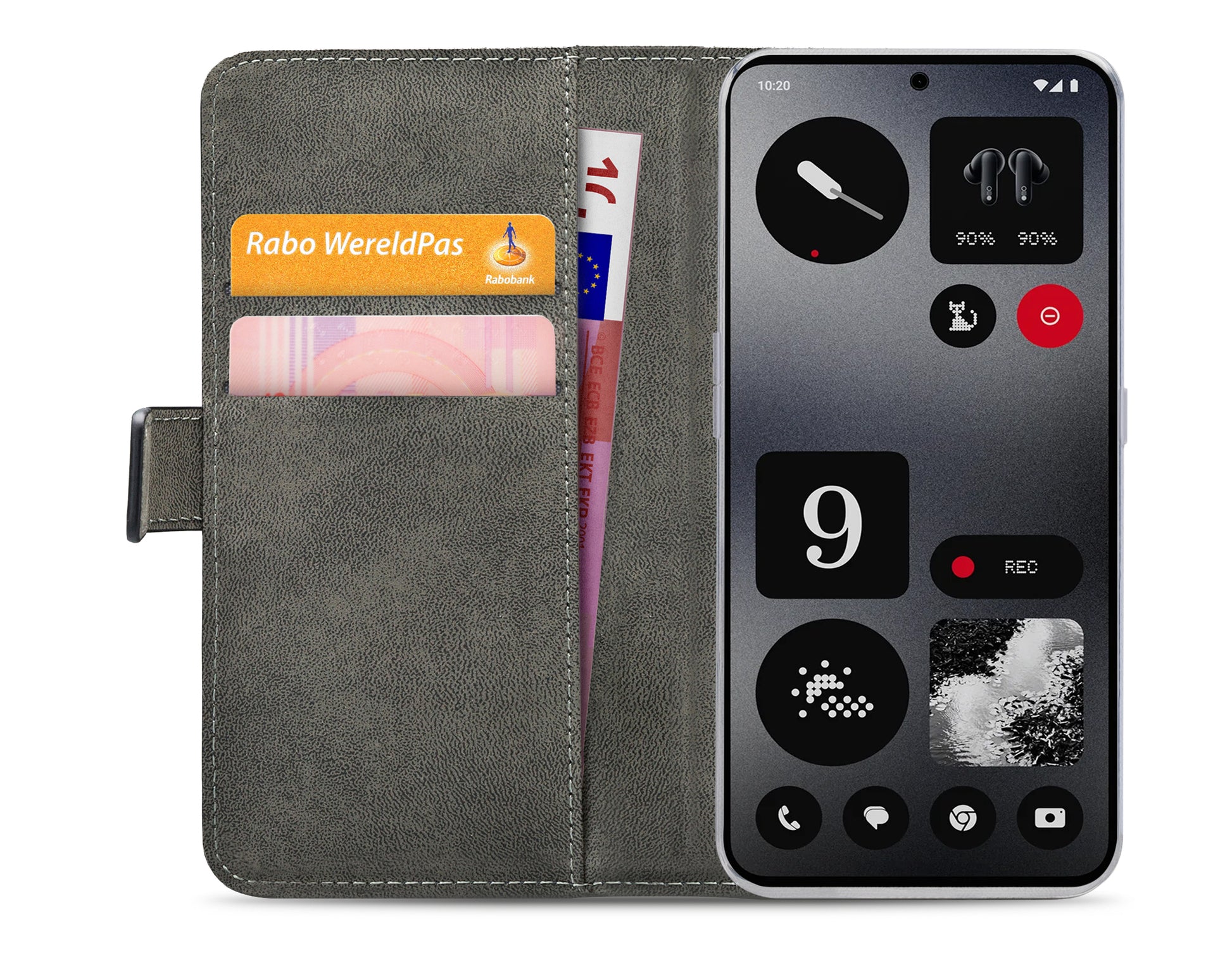 Mobilize Classic Gelly Wallet Book Case Nothing Cmf Phone 1 Black