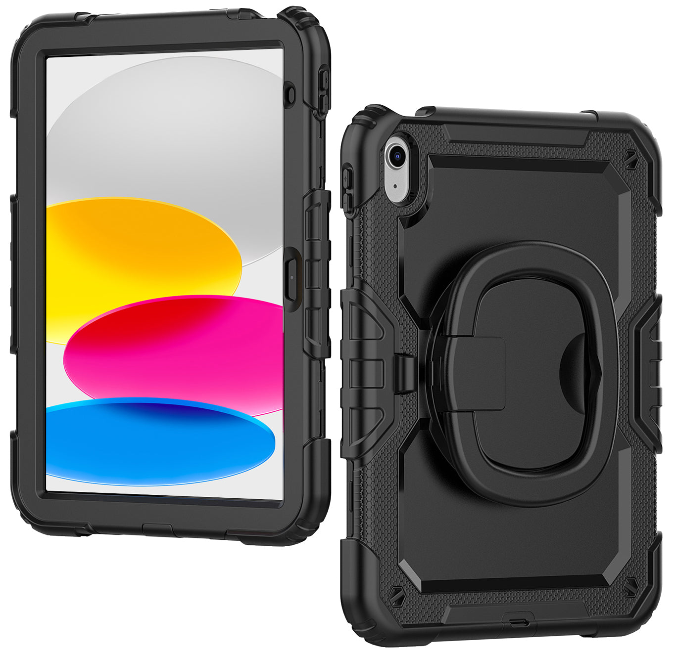 Mobilize Rotating Defender Case Stand Function For Apple Ipad 10.9 (2022) Black