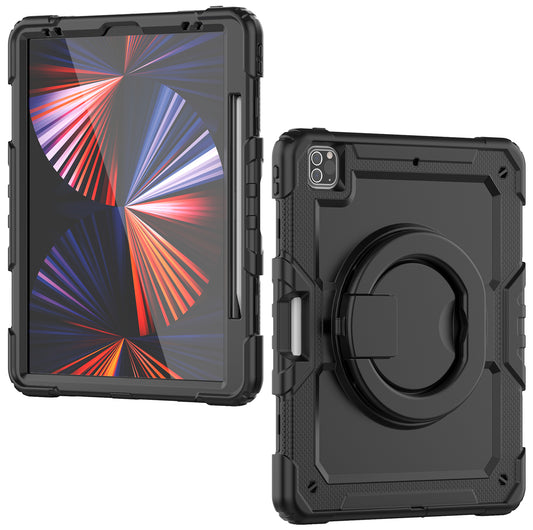 Mobilize Rotating Defender Case Stand Function For Apple Ipad Pro 12.9 (2018/2020/2021/2022) Black