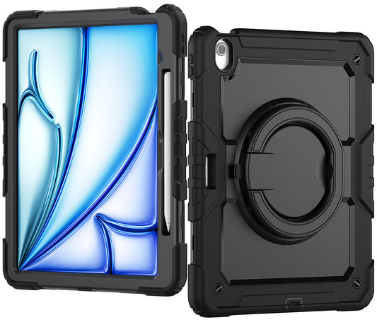 Mobilize Rotating Defender Case Stand Function For Apple Ipad Air 13 (2024) Black