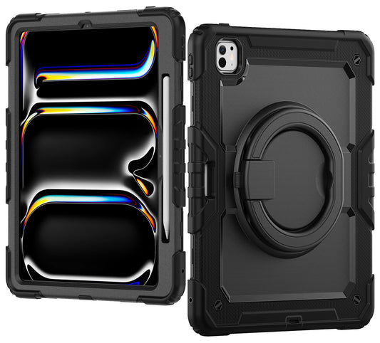 Mobilize Rotating Defender Case Stand Function For Apple Ipad Pro 13 (2024) Black
