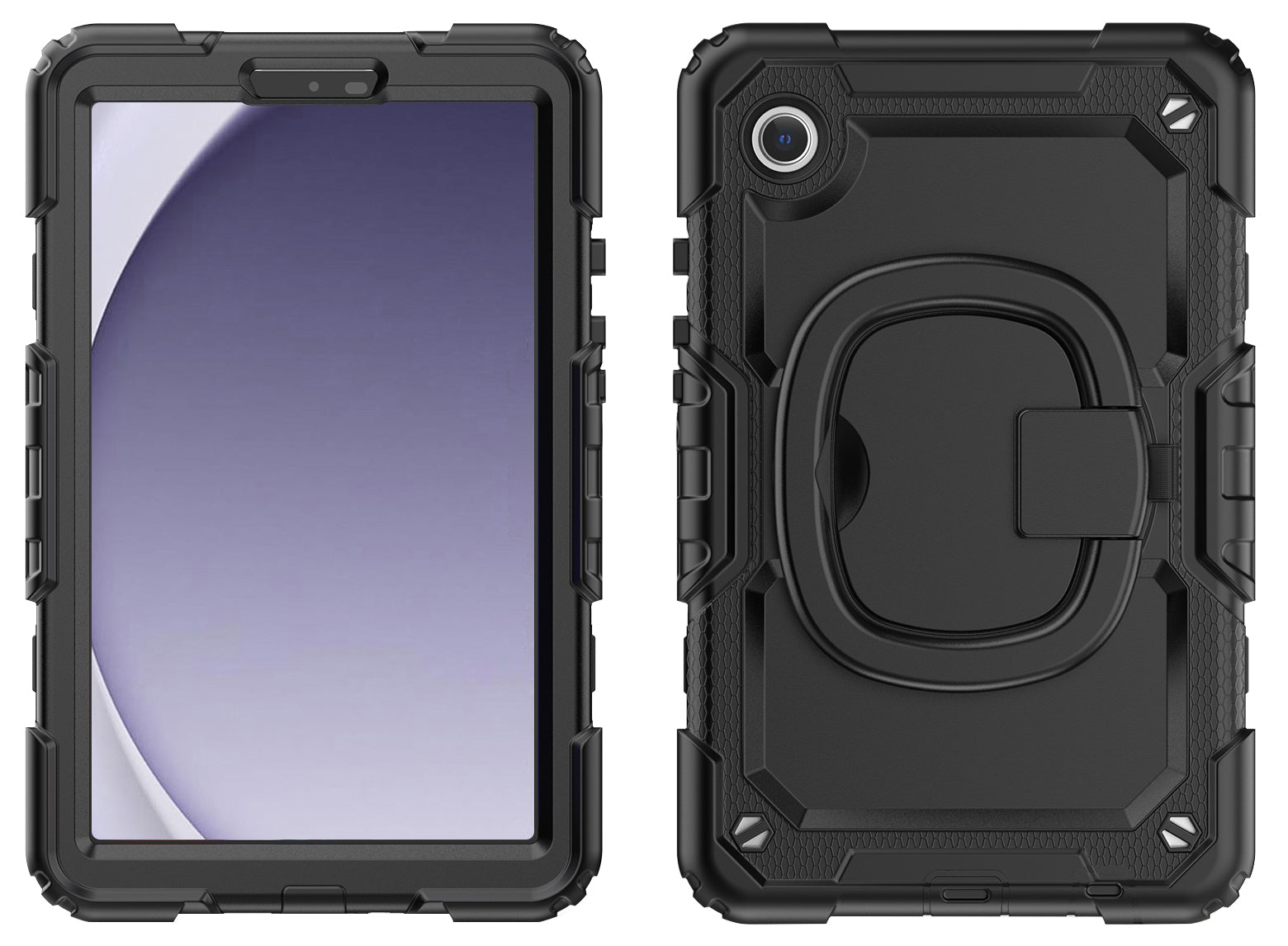Mobilize Rotating Defender Case Stand Function For Samsung Galaxy Tab A9 8.7 Black