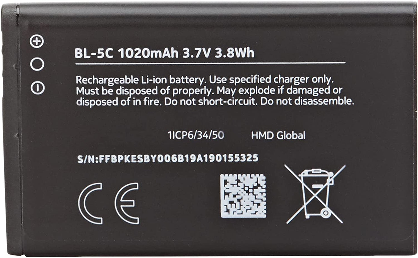 Nokia Bl-5C Nokia Accu Li-Ion 1020 Mah Bulk