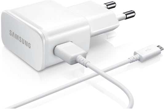 Samsung Eta-U90Ewe Samsung Travel Charger Incl. Micro Usb Cable 2.0A White Bulk