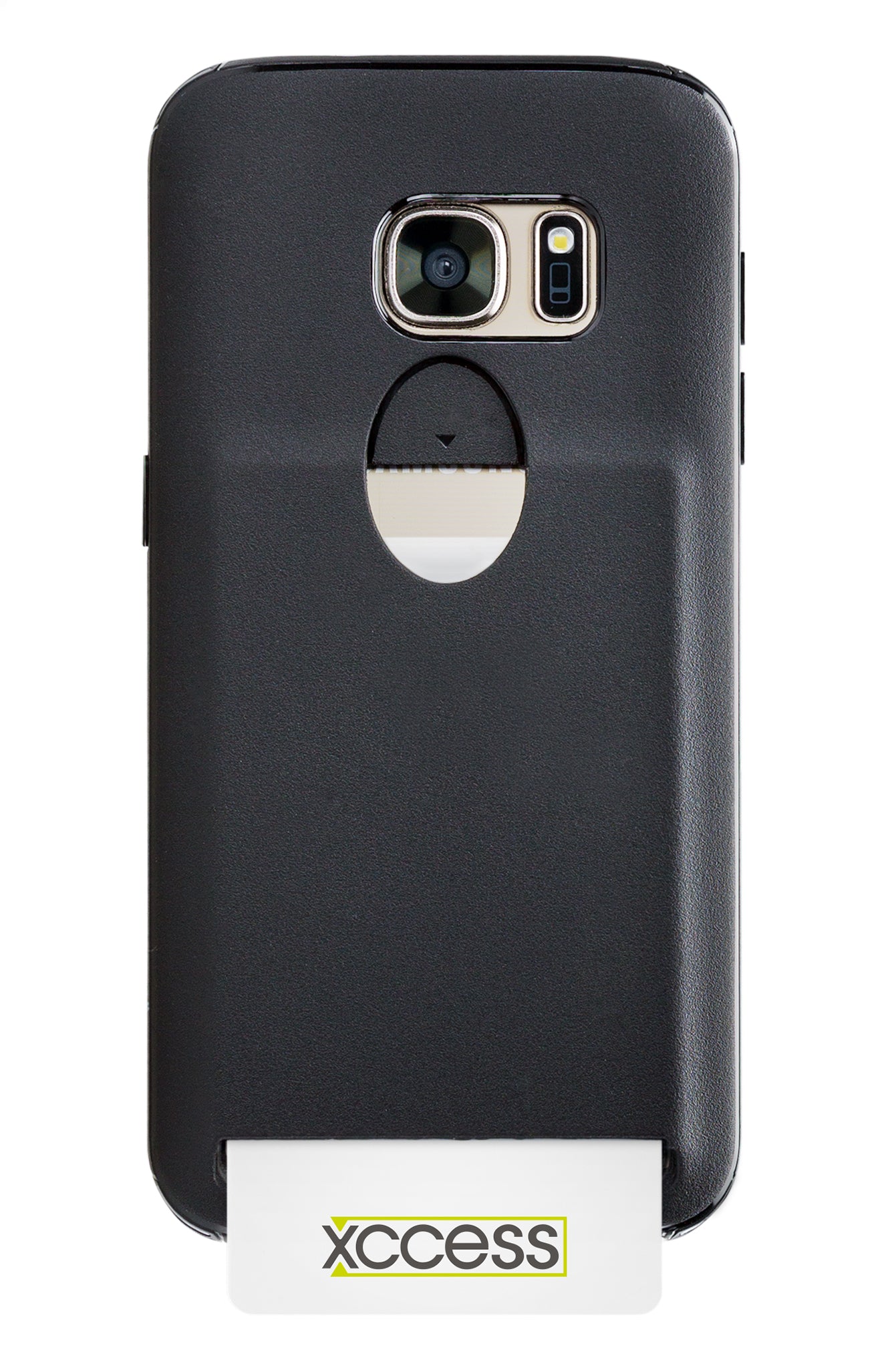 Xccess Matt Tpu Card Case Samsung Galaxy S7 Black