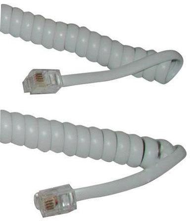 Xccess Krulsnoer Rj10 Wit