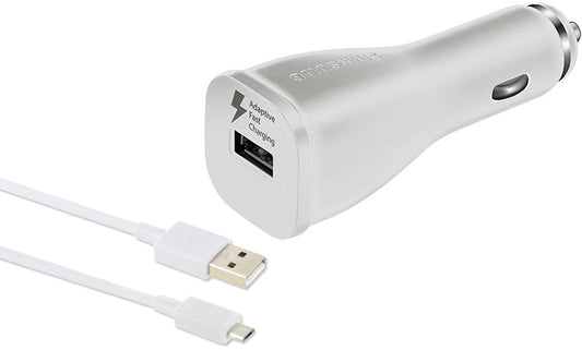 Samsung Ep-Ln915Uwegww Samsung Adaptive Fast Charging Car Charger Micro-Usb White Bulk