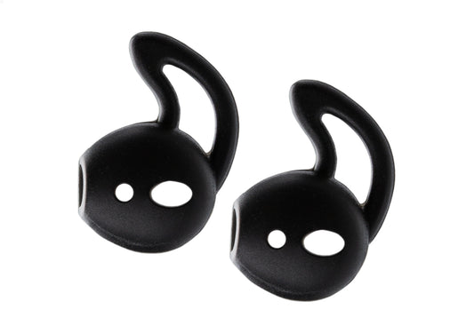 Xccess Silicone Earbuds With Ear Hook For Apple Earpod/Airpod Black