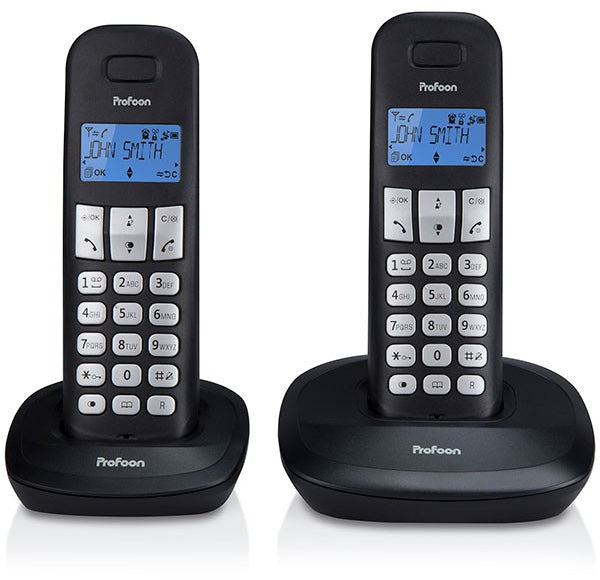 Profoon Pdx-1120 Profoon Dect Telefoon Duo Black