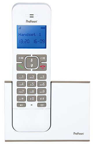 Profoon Pdx-8400 Profoon Dect Telefoon White/Taupe