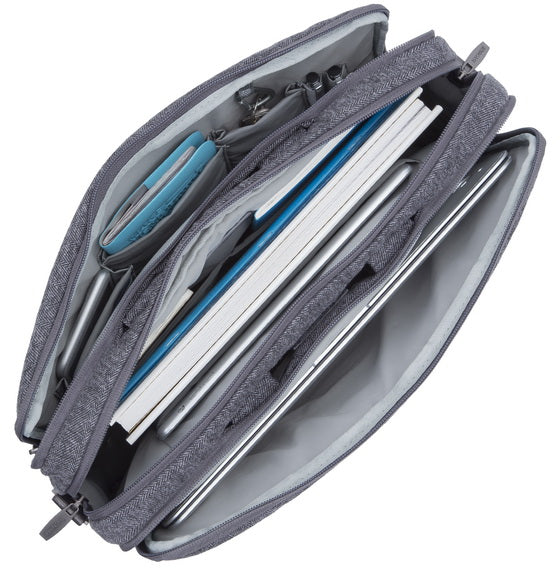 Rivacase Egmont Laptop Bag 15.6Inch Grey