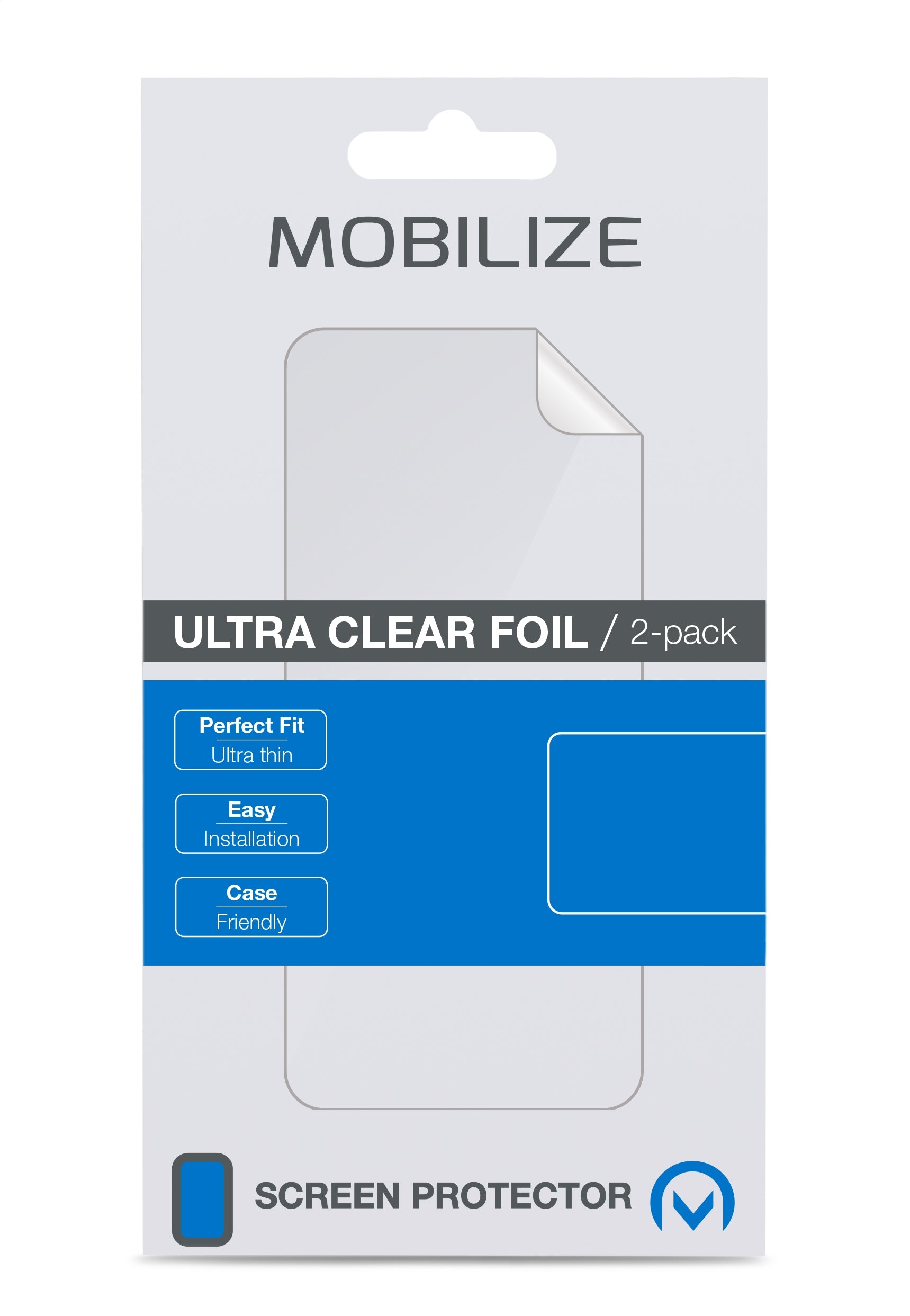 Mobilize Clear 2-Pack Screen Protector Lg Q60/K50