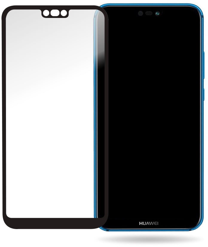 Mobilize Glass Screen Protector - Black Frame - Huawei P20 Lite