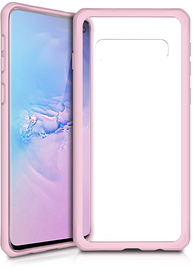 Itskins Level 2 Hybridsolid For Samsung Galaxy S10+ Pink/Transparent