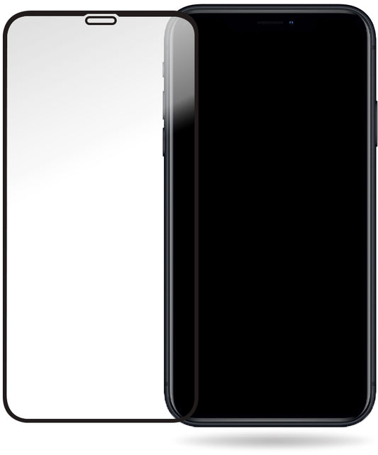 Mobilize Glass Screen Protector - Black Frame - Apple Iphone Xr/11