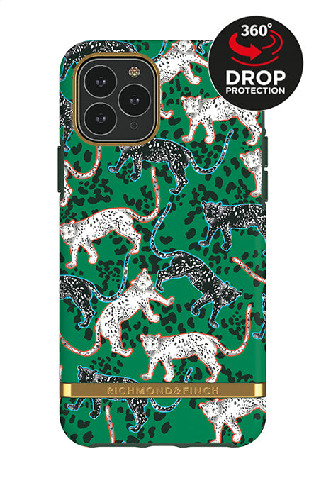 Richmond & Finch Freedom Series Apple Iphone 11 Pro Green Leopard/Gold