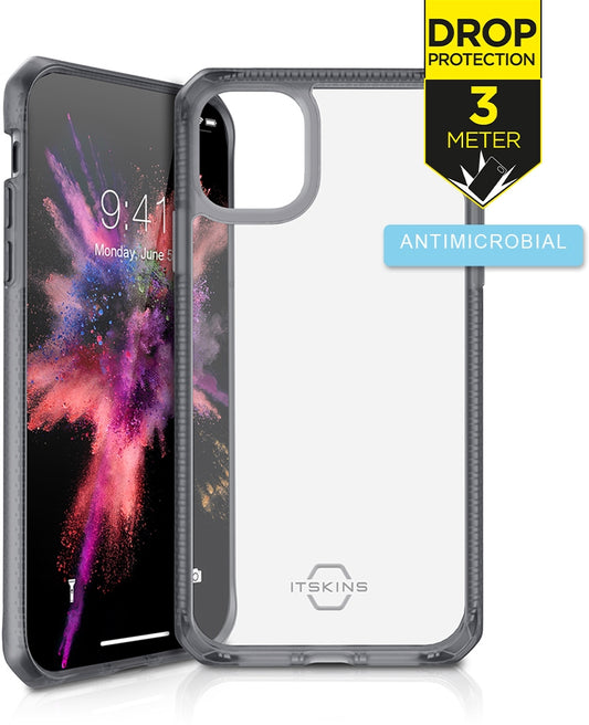 Itskins Level 2 Hybridfrost For Apple Iphone 11/Xr Transparent Black