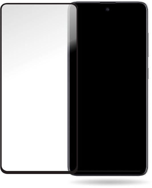 Mobilize Glass Screen Protector - Black Frame - Samsung Galaxy A71
