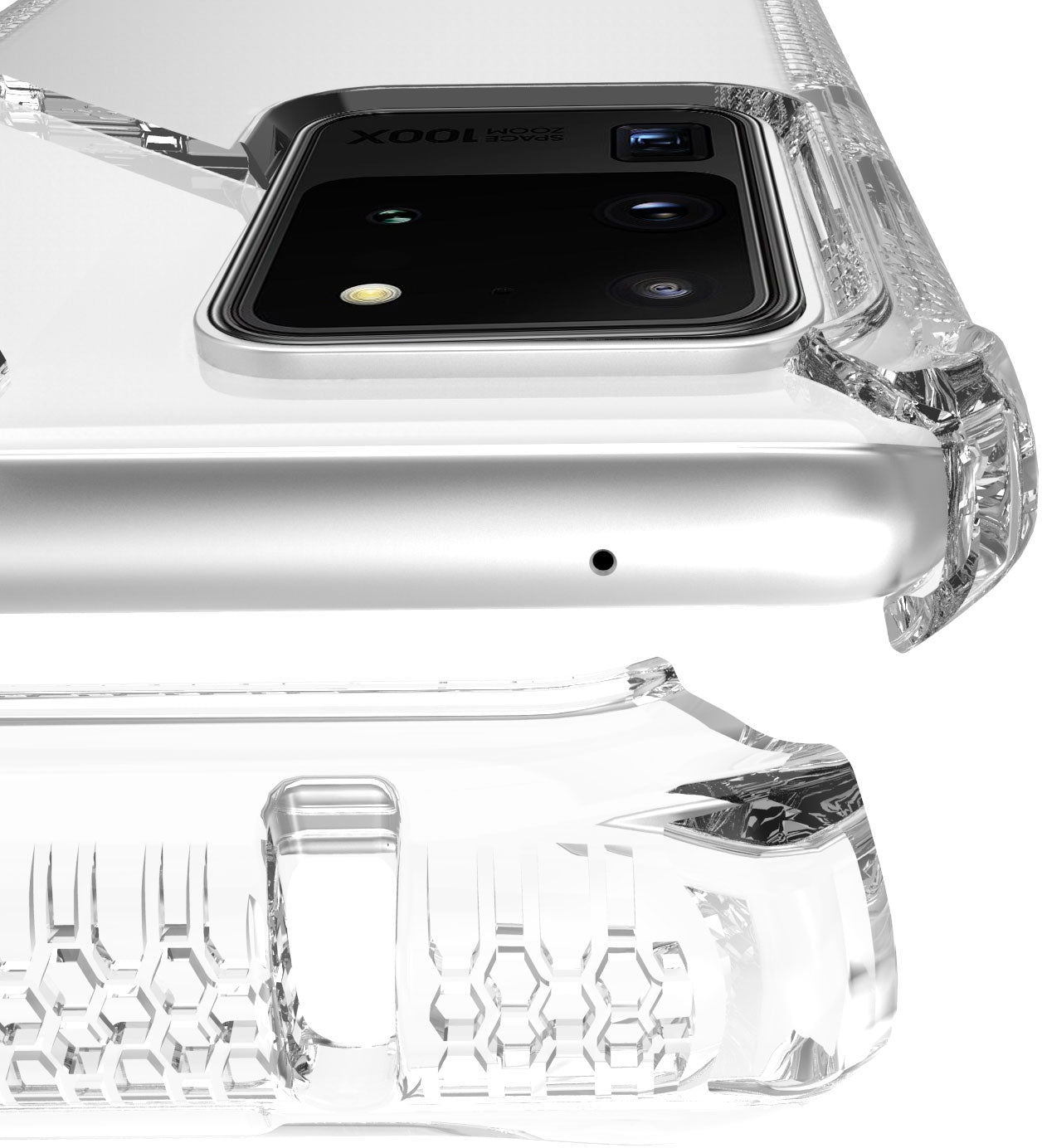 Itskins Level 2 Spectrumclear For Samsung Galaxy S20 Ultra/S20 Ultra 5G Transparent