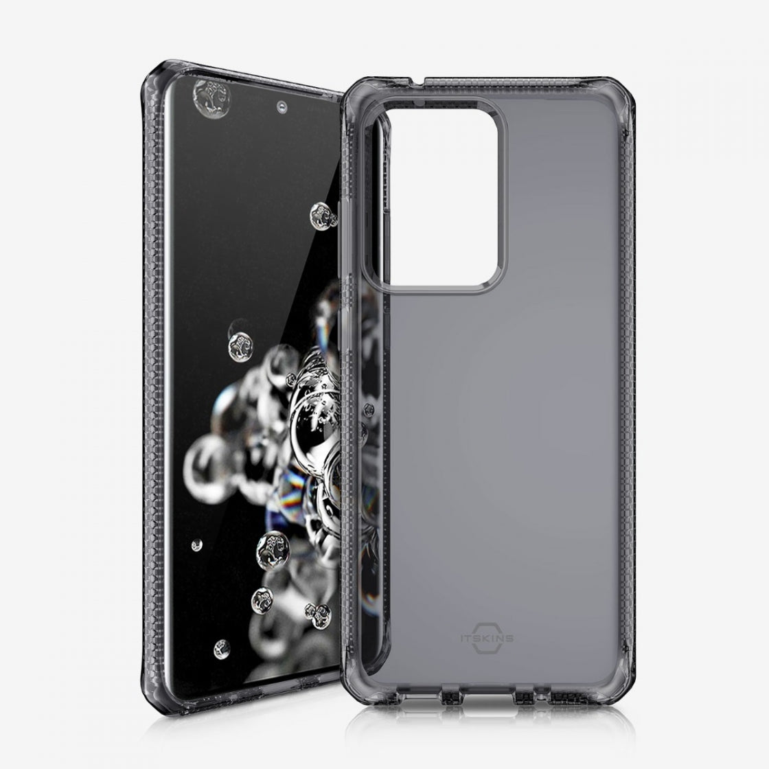 Itskins Level 2 Spectrumclear For Samsung Galaxy S20 Ultra/S20 Ultra 5G Black