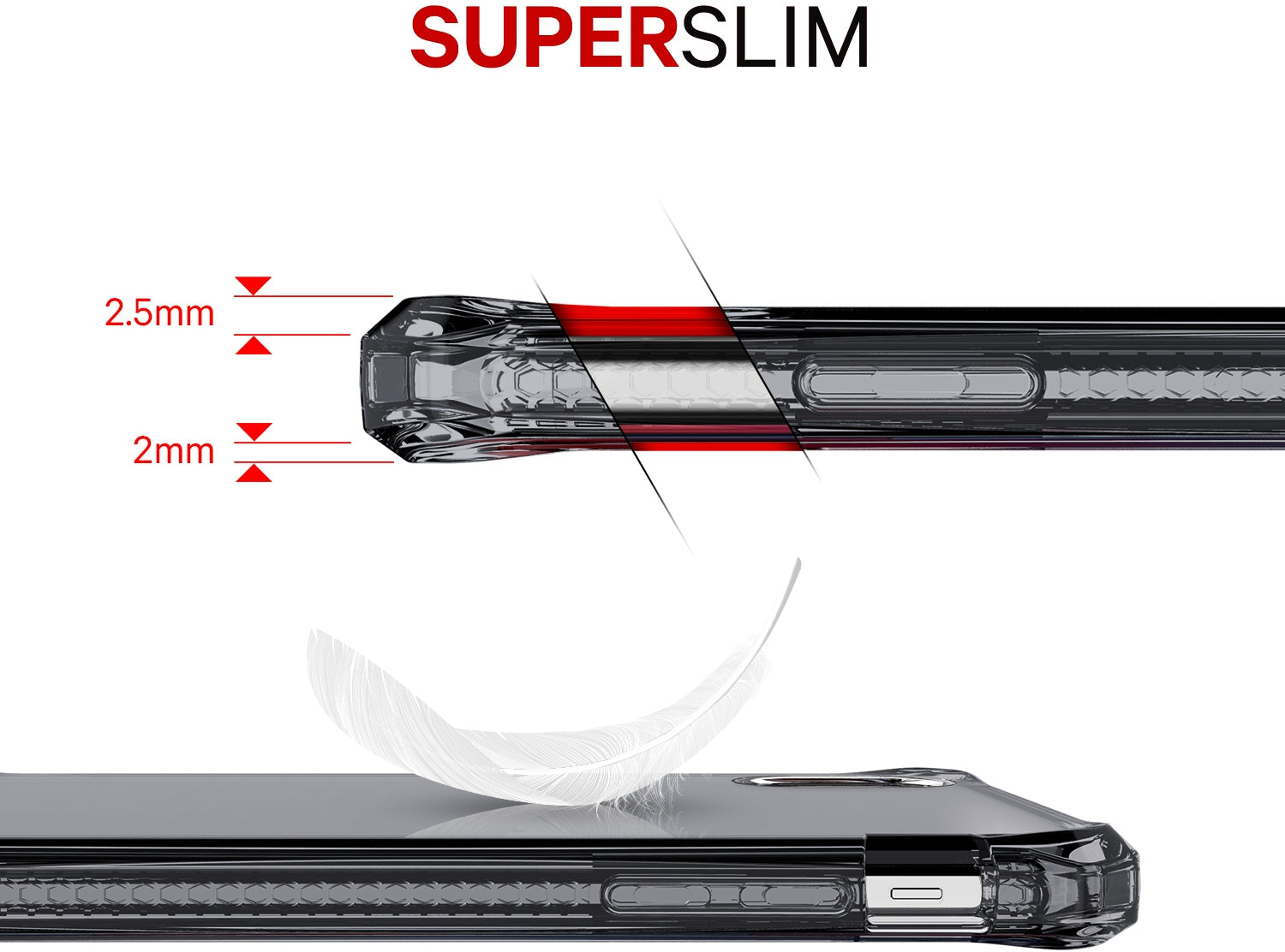 Itskins Level 2 Spectrumclear For Samsung Galaxy S20 Ultra/S20 Ultra 5G Black