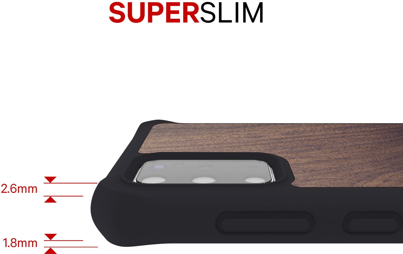 Itskins Level 2 Hybridfusion For Samsung Galaxy S20+/S20+ 5G Dark Wood