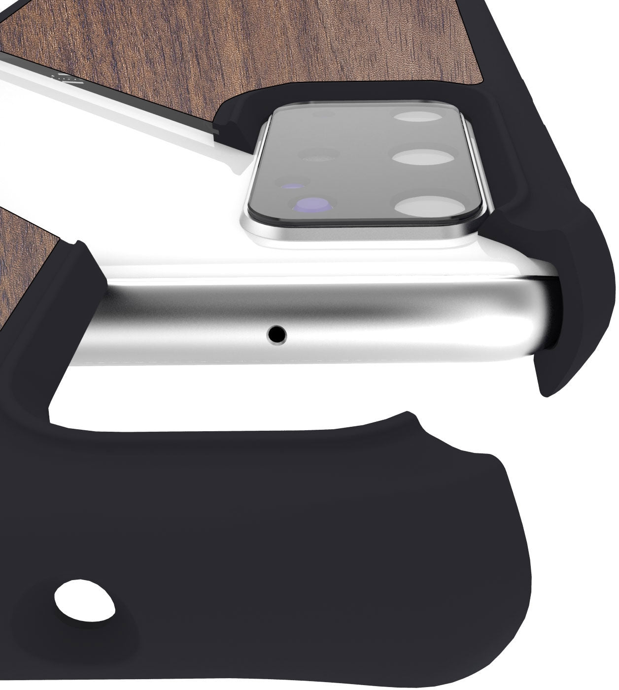 Itskins Level 2 Hybridfusion For Samsung Galaxy S20+/S20+ 5G Dark Wood