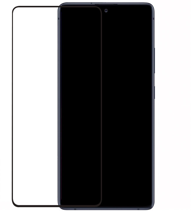 Mobilize Edge-To-Edge Glass Screen Protector Samsung Galaxy S10 Lite Black
